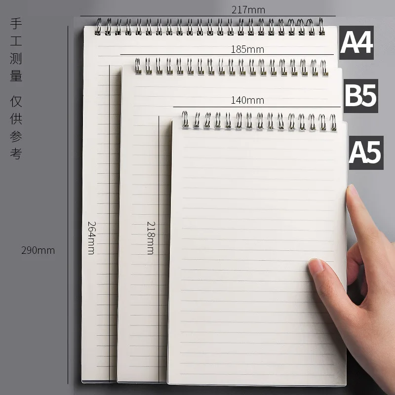 A5/B5/A4 Spiral Book Coil Notebook Daily Weekly Planner Lined Grid Paper 80 Sheets Journal Diary for School Supplies Stationery
A5/B5/A4 Spiral Book Coil Notebook Daily Weekly Planner Lined Grid Paper 80 Sheets Journal Diary for School Supplies Stationery