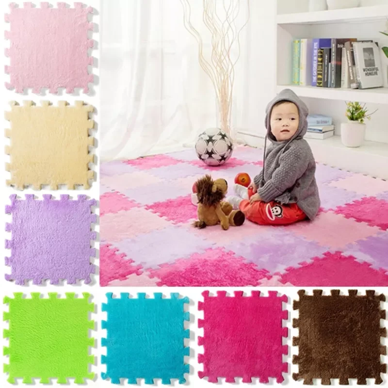 30X30Cm Eva Soft Warm Plush Floor Mat Puzzle Square Floor Mat Baby Child Crawling Rug Play Carpet for Kid Living Room Bedroom
30X30Cm Eva Soft Warm Plush Floor Mat Puzzle Square Floor Mat Baby Child Crawling Rug Play Carpet for Kid Living Room Bedroom