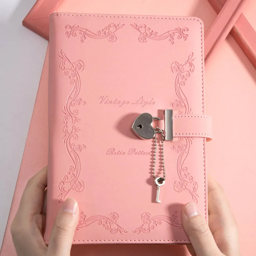 Smooth Writing Mini Portable Durable Gift Thicken Adults With Heart Shaped Locking Women Girls Diary Book Stationery 360 Pages
Smooth Writing Mini Portable Durable Gift Thicken Adults With Heart Shaped Locking Women Girls Diary Book Stationery 360 Pages