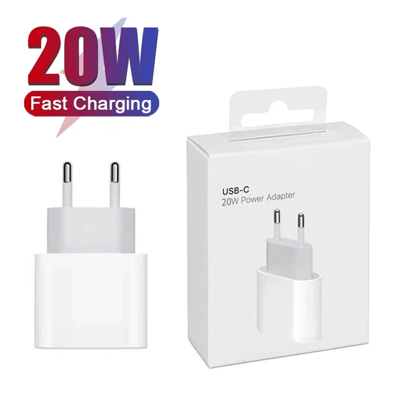 20W USB-C PD Charger for iPhone 14 13 12 11 Pro Max X XR XS Max 14 8 Plus SE 2020 EU Plug USB C Fast Charger Quick Power Adapter 
20W USB-C PD Charger for iPhone 14 13 12 11 Pro Max X XR XS Max 14 8 Plus SE 2020 EU Plug USB C Fast Charger Quick Power Adapter