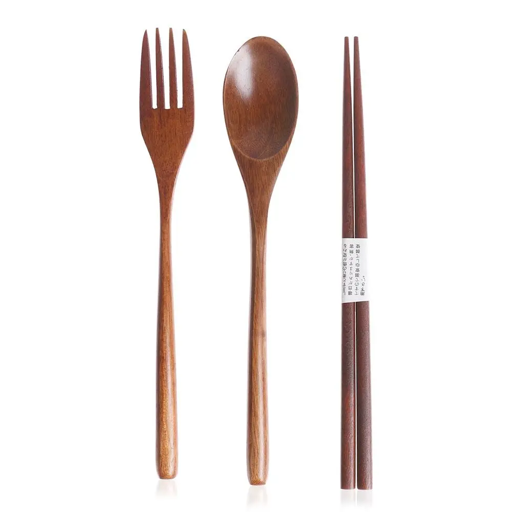 Деревянный набор столовых приборов в японском стиле
Деревянный набор столовых приборов в японском стиле