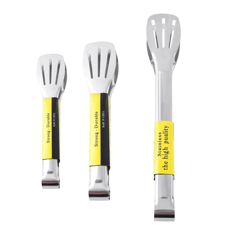 3Pcs Stainless Steel Buffet Serving Tongs Salad Food Clip Rust-Resistant 3-Line BBQ Grill Bread Clamp for Cooking Grilling 367A
3Pcs Stainless Steel Buffet Serving Tongs Salad Food Clip Rust-Resistant 3-Line BBQ Grill Bread Clamp for Cooking Grilling 367A