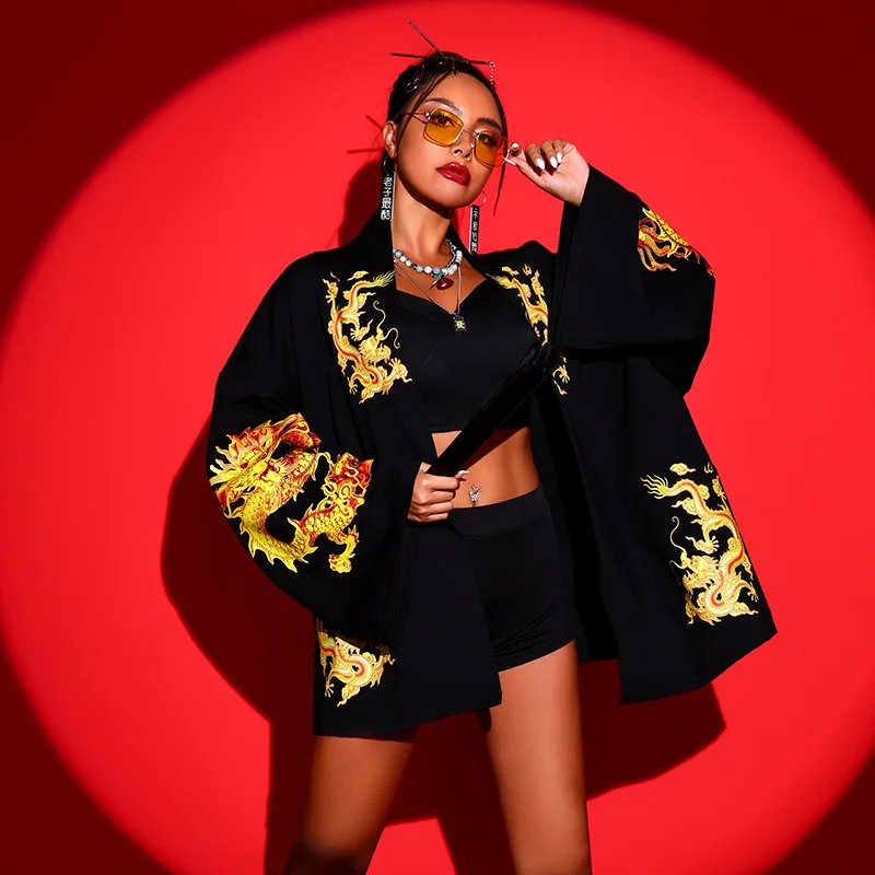 Джаз Gogo танцевальный костюм Женская одежда в китайском стиле женский фестиваль Rave наряд Kpop сценическая одежда 2023 Хэллоуин платье 
Джаз Gogo танцевальный костюм Женская одежда в китайском стиле женский фестиваль Rave наряд Kpop сценическая одежда 2023 Хэллоуин платье