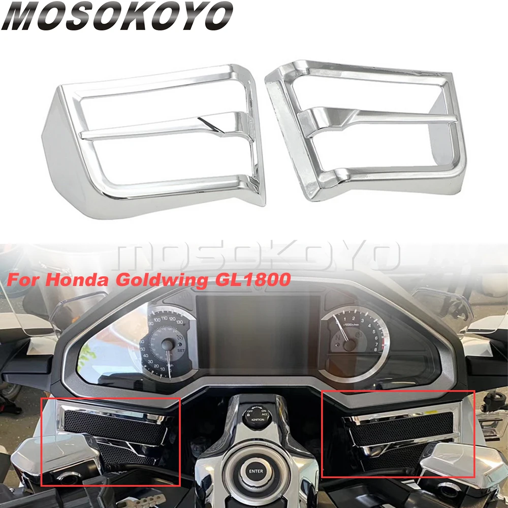Motorcycle Accessories Front Chrome Speaker Grille Cover For Honda Goldwing GL 1800 F6B GL1800 2018-2021 2019 2020 Speaker Cover
Motorcycle Accessories Front Chrome Speaker Grille Cover For Honda Goldwing GL 1800 F6B GL1800 2018-2021 2019 2020 Speaker Cover
