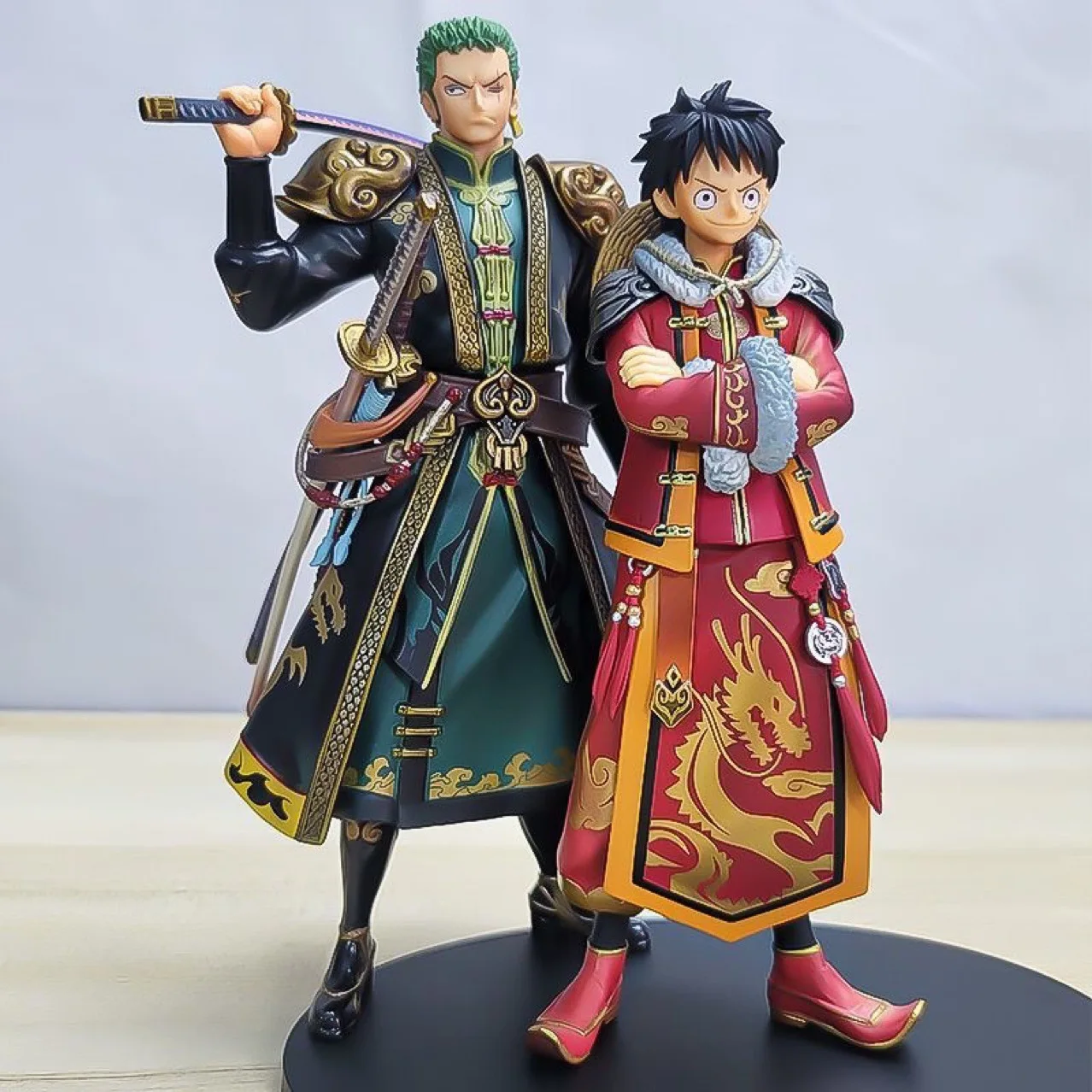 16cm One Piece Figure Zoro Luffy PVC Statue Action Figure Monkey D Luffy Chinese Style Model Toy For Kids Christmas Gift
16cm One Piece Figure Zoro Luffy PVC Statue Action Figure Monkey D Luffy Chinese Style Model Toy For Kids Christmas Gift