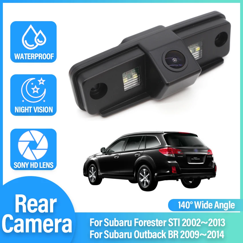 

HD CCD 1080*720 Fisheye Lens 140 Degree Car Reversing Rear View Camera For Subaru Forester STI 2002~2013 Outback BR 2009~2014