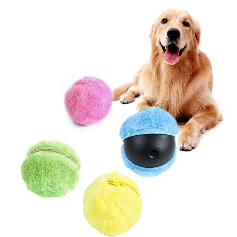 

5Pcs Practical Magic Roller Ball Toy Set Nontoxic Safe Automatic Dog Cat Pet Interactive