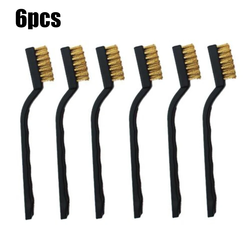6pcs Brass Wire Brush Set Suitable For Rust Remove Cleaning Polishing Metal Paint Rust Cleaning Brushes Tools Home Kits
6pcs Brass Wire Brush Set Suitable For Rust Remove Cleaning Polishing Metal Paint Rust Cleaning Brushes Tools Home Kits
