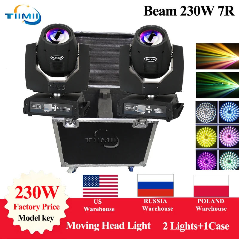 No TAX 2PCS Lyre Beam 230W 7R Moving Head Light 230W DJ Moving Key Модель Beam 7r Sharpy Beam 230 Stage Disco Light FlightCase
No TAX 2PCS Lyre Beam 230W 7R Moving Head Light 230W DJ Moving Key Модель Beam 7r Sharpy Beam 230 Stage Disco Light FlightCase