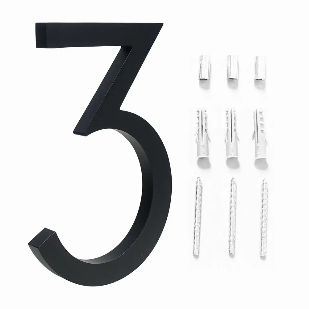Brand New Digital House Number Number Decor 1.2cm 12mm 3*expansion Tubes 3*long Screws 3*short Screws 3*sleeves
Brand New Digital House Number Number Decor 1.2cm 12mm 3*expansion Tubes 3*long Screws 3*short Screws 3*sleeves