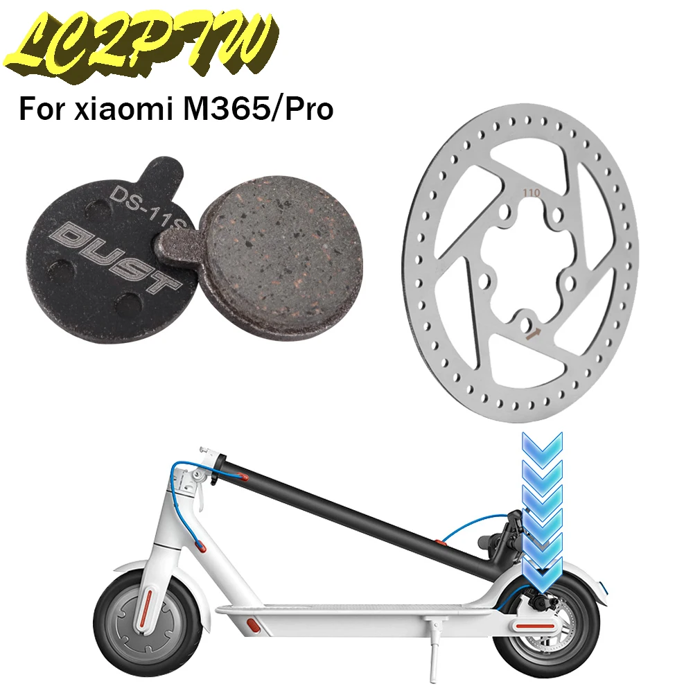 Scooter Disc Brake Pad compatible for Xiaomi M365 Pro Electric Scooter Brake Rotors Disc Brake Disc Brake Pads 110/120MM
Scooter Disc Brake Pad compatible for Xiaomi M365 Pro Electric Scooter Brake Rotors Disc Brake Disc Brake Pads 110/120MM