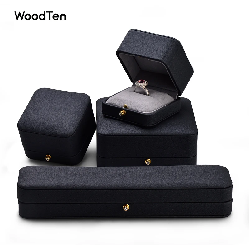 WoodTen Black Jewelry Box Ring Pendant Bracelet Jewelry Storage Box Jewelry Box Proposal Anniversary Birthday Gift Box
WoodTen Black Jewelry Box Ring Pendant Bracelet Jewelry Storage Box Jewelry Box Proposal Anniversary Birthday Gift Box