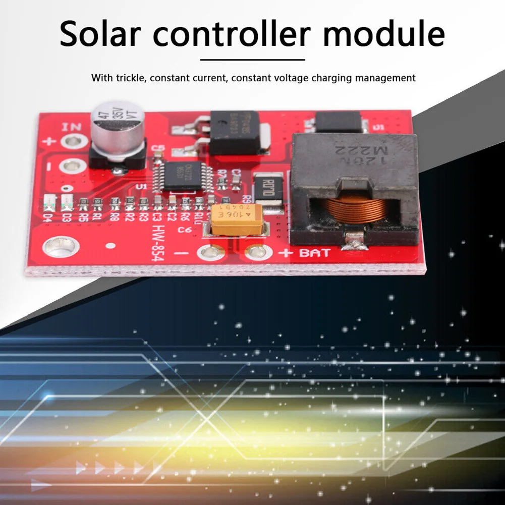 Solar Charge Module Panel Controller With Dual Indicator Light Battery Lithium Controller High-frequency Low-conduction
Solar Charge Module Panel Controller With Dual Indicator Light Battery Lithium Controller High-frequency Low-conduction