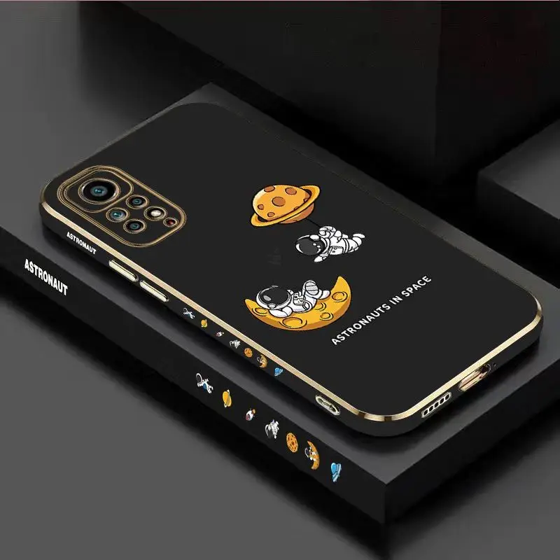 Flying Planet Astronaut Luxury Plating Phone Case For Xiaomi Redmi Note 11 Pro Plus 12Pro Plus 11 11S 10 Pro 12 9S 8 Pro Cover
Flying Planet Astronaut Luxury Plating Phone Case For Xiaomi Redmi Note 11 Pro Plus 12Pro Plus 11 11S 10 Pro 12 9S 8 Pro Cover