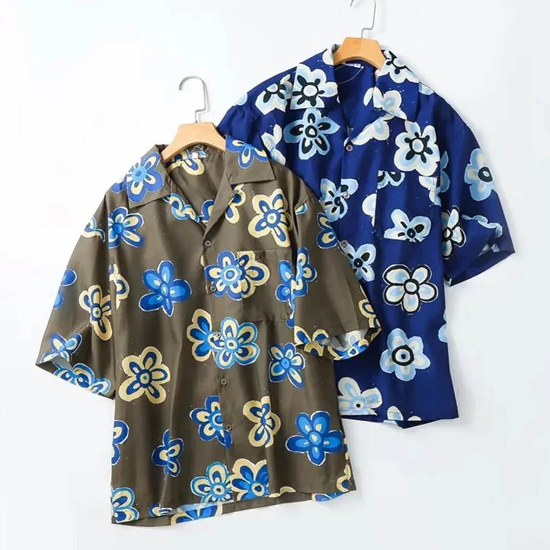 Withered 2022 Japanese Style Fashion Tropical Floral Print Single Breasted Loose Shirt Man Casual Blouse Men
Withered 2022 Japanese Style Fashion Tropical Floral Print Single Breasted Loose Shirt Man Casual Blouse Men