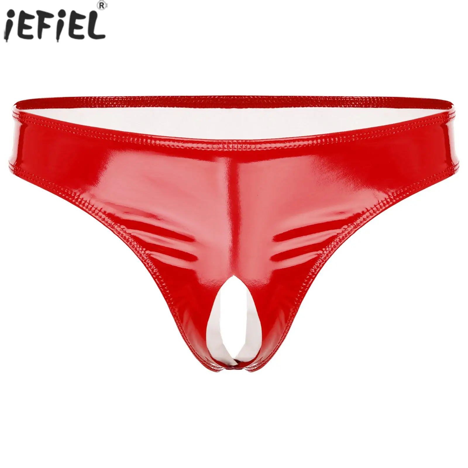 Gay Mens Low Rise High Cut Mini Briefs Patent Leather Open Crotch Thong Sissy Underwear Male Exotic Lingerie for Date Night
Gay Mens Low Rise High Cut Mini Briefs Patent Leather Open Crotch Thong Sissy Underwear Male Exotic Lingerie for Date Night