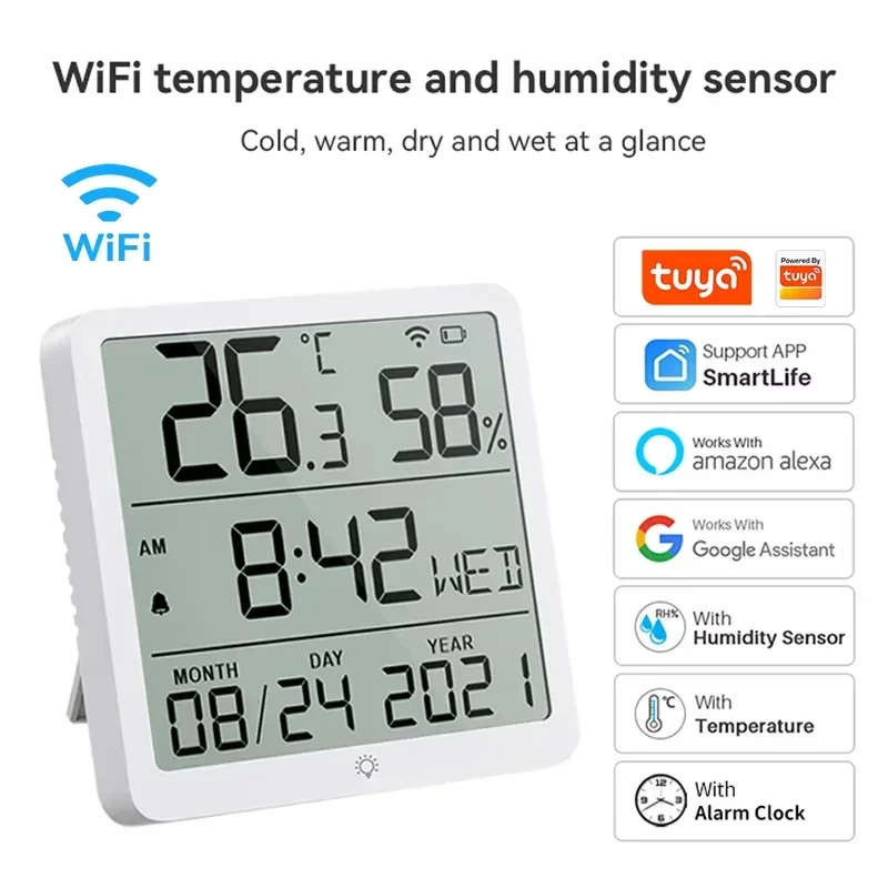 Tuya Zigbee Wi-Fi датчик температуры и влажности гигрометр термометр детектор Smart Life пульт дистанционного управления для Alexa Google Home
Tuya Zigbee Wi-Fi датчик температуры и влажности гигрометр термометр детектор Smart Life пульт дистанционного управления для Alexa Google Home