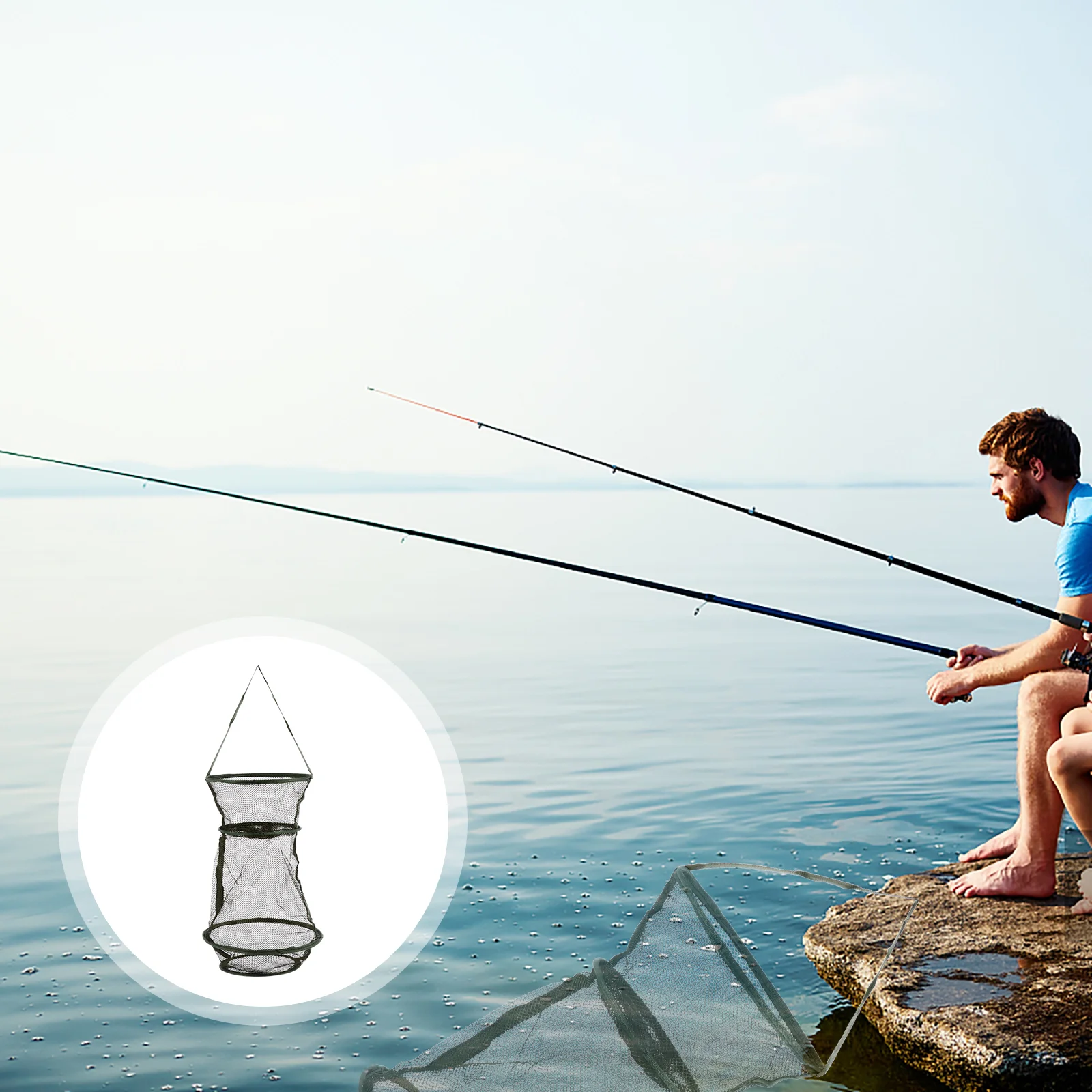 1pc Fishing Trap Cage Durable Practical Helpful Tool Supply for Fish Outside Outdoor
1pc Fishing Trap Cage Durable Practical Helpful Tool Supply for Fish Outside Outdoor