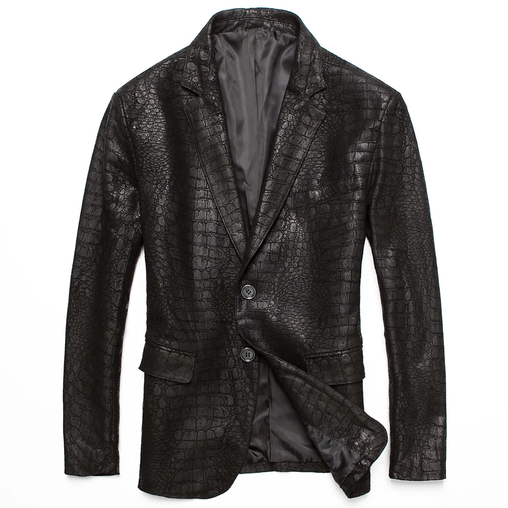 Мужской блейзер из натуральной овечьей кожи, 4XL
Мужской блейзер из натуральной овечьей кожи, 4XL