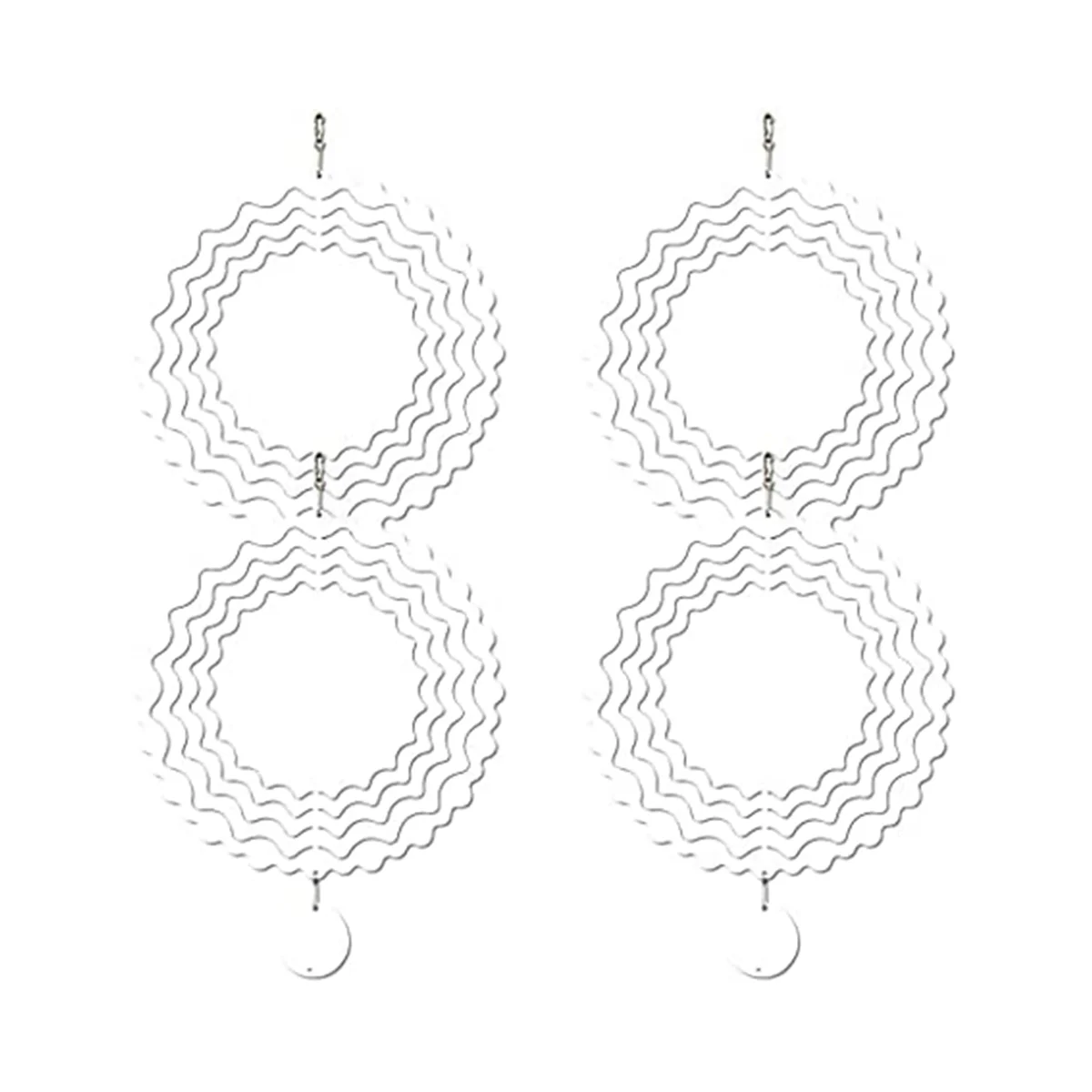 4 Pack 10-Inch Sublimation Wind Spinner Blanks,3D Metal Wind Spinners,Double-Sided Hanging Yards Garden Lawn Decoration
4 Pack 10-Inch Sublimation Wind Spinner Blanks,3D Metal Wind Spinners,Double-Sided Hanging Yards Garden Lawn Decoration