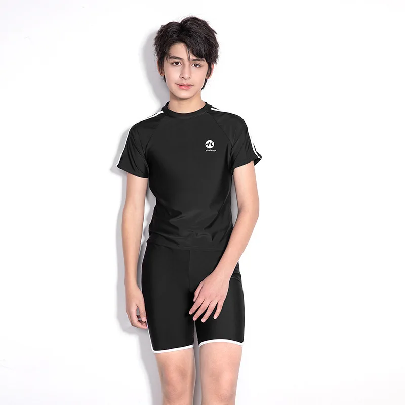Boy Swimwear Short Sleeve Shirt Shorts Sport Teen Kid Swimsuit Lash Guard For Children Plus Size Beachwear Swim Trunk Bathing
Boy Swimwear Short Sleeve Shirt Shorts Sport Teen Kid Swimsuit Lash Guard For Children Plus Size Beachwear Swim Trunk Bathing