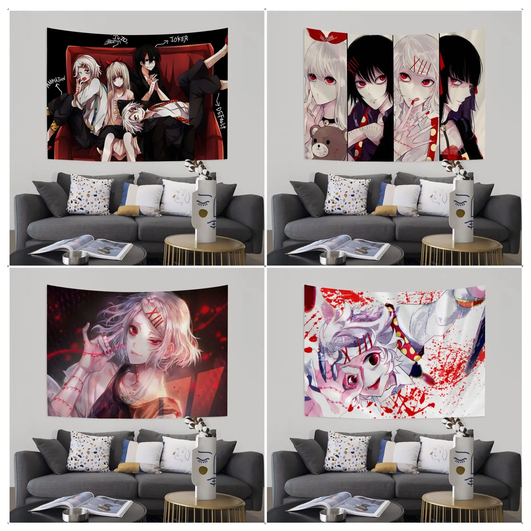 Tokyo Ghoul Juuzou Suzuya Printed Large Wall Tapestry Wall Hanging Decoration Household Decor Blanket 
Tokyo Ghoul Juuzou Suzuya Printed Large Wall Tapestry Wall Hanging Decoration Household Decor Blanket