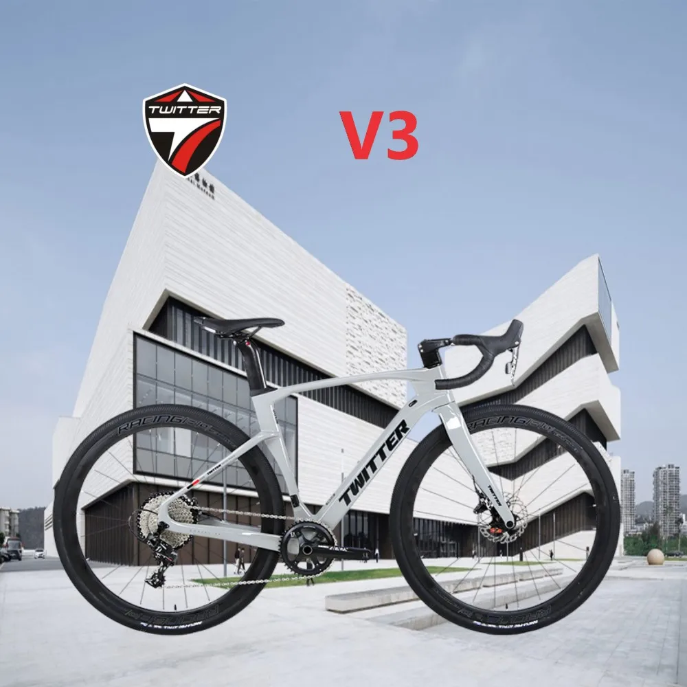Твиттер гравий велосипед V3 RIVAL-22S углеродное волокно дорожный велосипед дисковый тормоз 700C полностью внутренняя скрытая проводка встроенный углеродный руль
Твиттер гравий велосипед V3 RIVAL-22S углеродное волокно дорожный велосипед дисковый тормоз 700C полностью внутренняя скрытая проводка встроенный углеродный руль