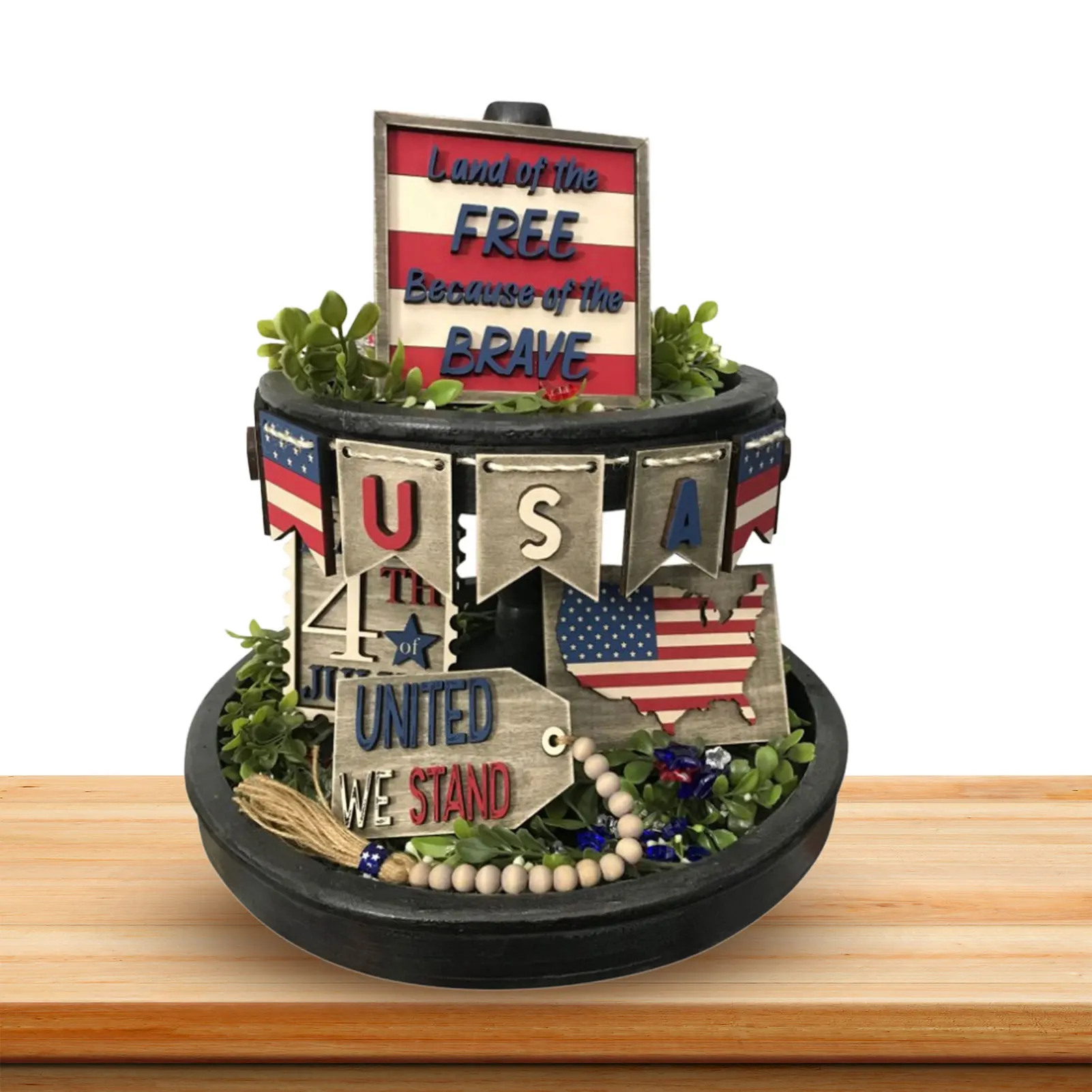 4th Of July Tiered Tray Decoration Patriotic Party Ornament For Independence Day & Memorial Day Memorial Day Ornament For
4th Of July Tiered Tray Decoration Patriotic Party Ornament For Independence Day & Memorial Day Memorial Day Ornament For