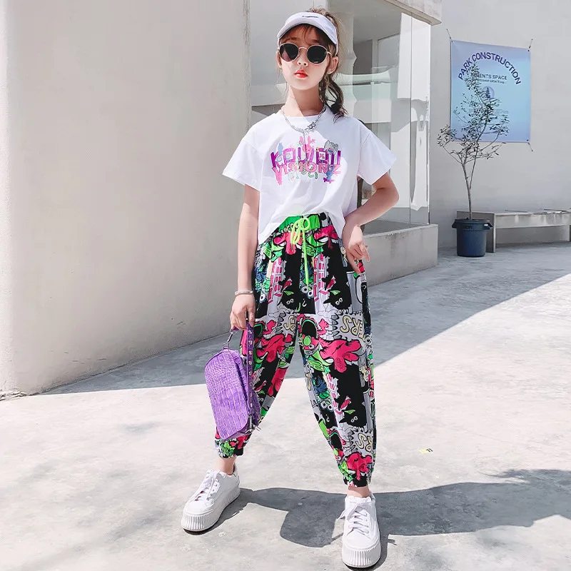Tracksuit for Children Girls Summer Clothing Suit Fashion Korean Children's Casual Cartoon Anime Clothes 2pcs Outfits 13 14 Year
Tracksuit for Children Girls Summer Clothing Suit Fashion Korean Children's Casual Cartoon Anime Clothes 2pcs Outfits 13 14 Year