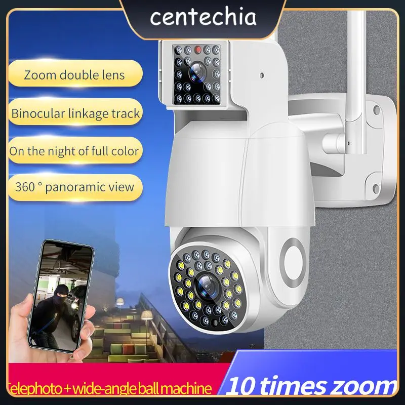 Cctv Camera Dual Lens Two Way Voice Intercom Surveillance Camera Night 2mp Ptz Ip Camera Smart Home 1080p Waterproof
Cctv Camera Dual Lens Two Way Voice Intercom Surveillance Camera Night 2mp Ptz Ip Camera Smart Home 1080p Waterproof