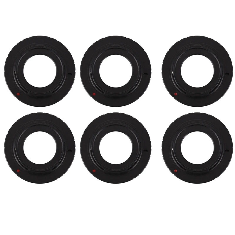 

6X Black 16Mm C-Mount Cine Movie Lens For Nikon 1 Mount J1 V1 J2 V2 J3 V3 J4 Camera Lens Adapter Ring C-N1 C-Nikon 1