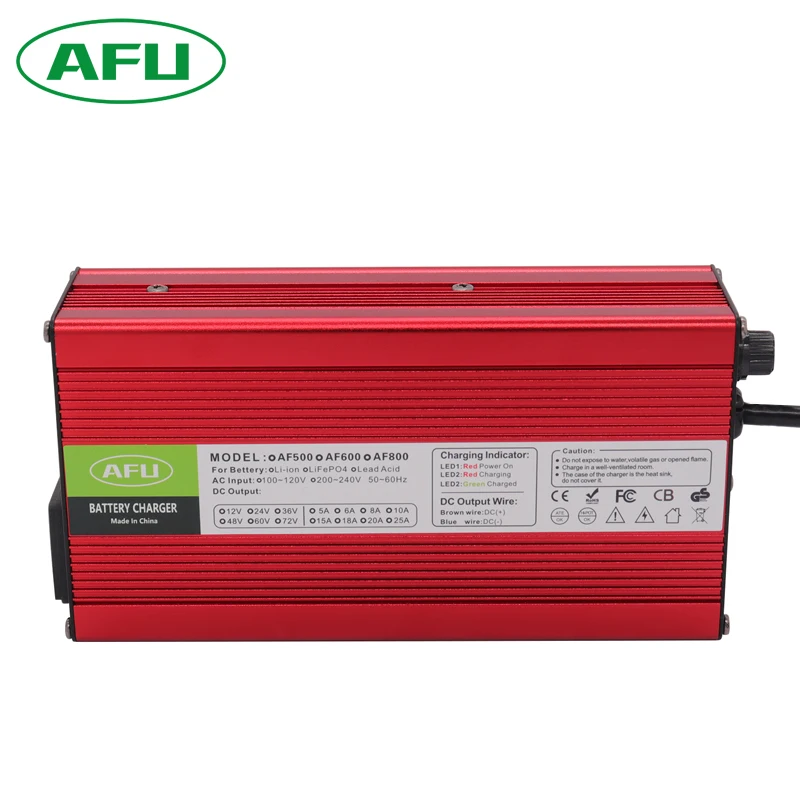 

58.8V 6A Charger 51.8V Li-ion Battery Smart Charger Used for 14S 51.8V Li-ion Battery Output Power 360W Global Certification