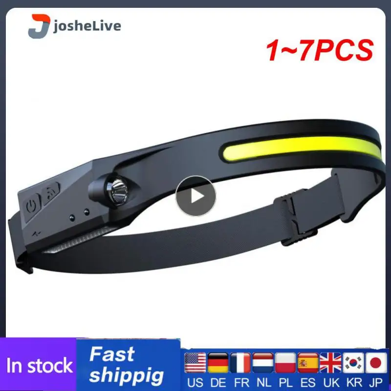 1~7PCS NineLeaf Waterproof COB LED Head Lamp Motion Sensor Headlamp Portable Flashlight Comfortable USB Rechargeable Head
1~7PCS NineLeaf Waterproof COB LED Head Lamp Motion Sensor Headlamp Portable Flashlight Comfortable USB Rechargeable Head