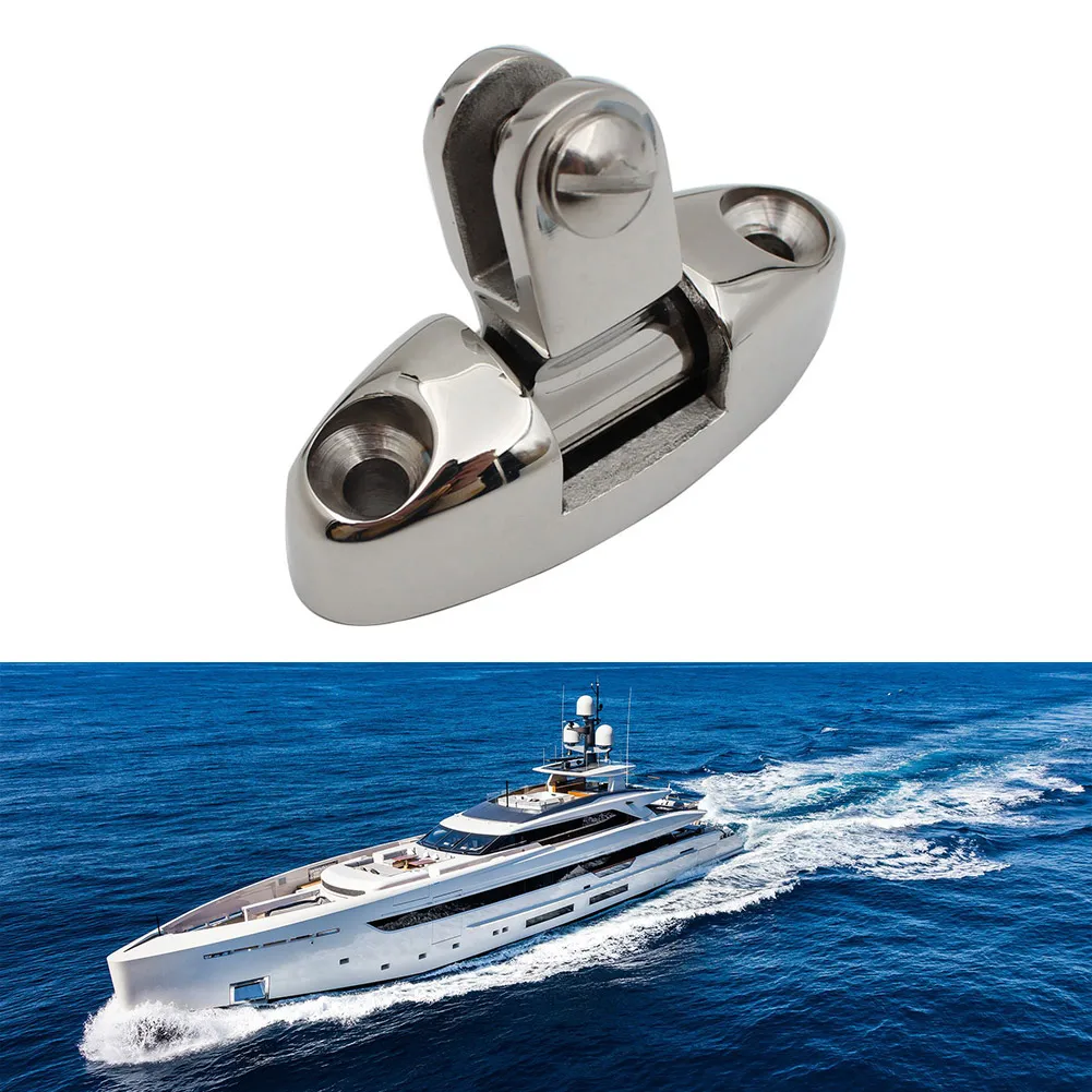 Silver Marine Grade Deck Hinge Stainless Steel 316 Boat Bimini Top Fitting Swivel Deck Hinge Strong Corrosion Resistance
Silver Marine Grade Deck Hinge Stainless Steel 316 Boat Bimini Top Fitting Swivel Deck Hinge Strong Corrosion Resistance