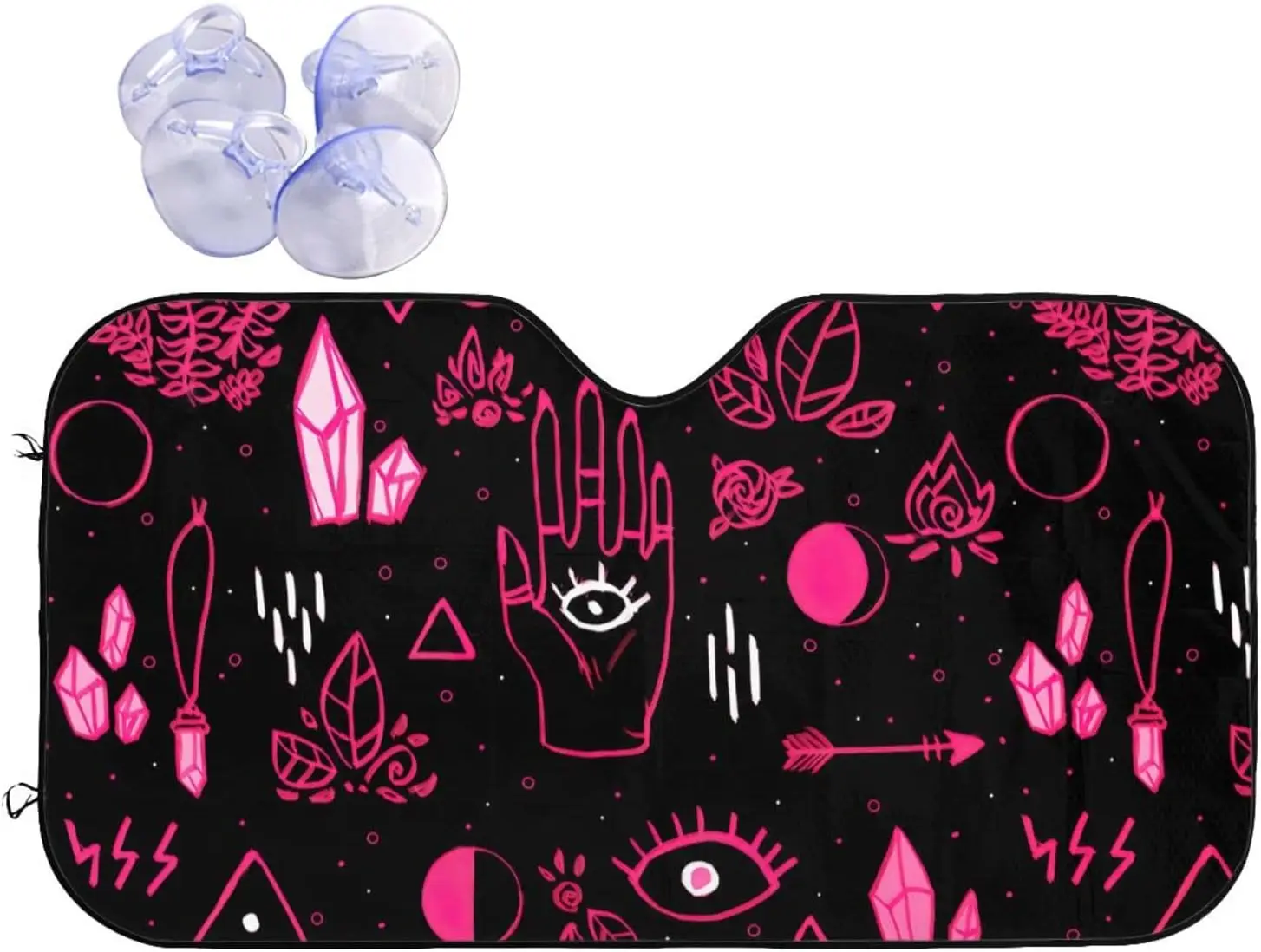 Mystery Witch Car Sun Shade Windshield Sunshade Car Accessories Foldable Prevent Sun Exposure Sun Visor Protector for Car Truck
Mystery Witch Car Sun Shade Windshield Sunshade Car Accessories Foldable Prevent Sun Exposure Sun Visor Protector for Car Truck