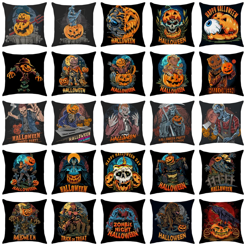 Halloween Party Throw Pillow Cover 45x45cm Cartoon Pumpkin Cushion Cover Home Decorative Living Room Office Sofa Pillow Case
Halloween Party Throw Pillow Cover 45x45cm Cartoon Pumpkin Cushion Cover Home Decorative Living Room Office Sofa Pillow Case