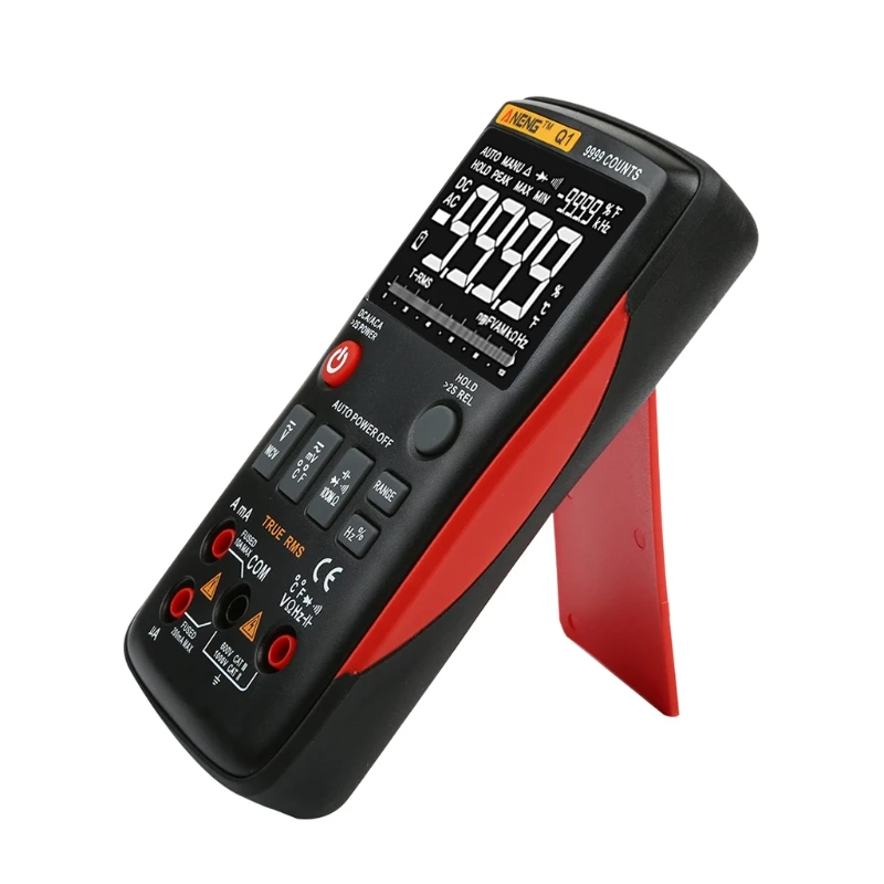 Q1 True-RMS Digital Multimeter Auto Button 9999 Counts Analog Bar Graph Tester 367D
Q1 True-RMS Digital Multimeter Auto Button 9999 Counts Analog Bar Graph Tester 367D