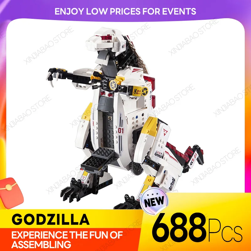 688Pcs City Remote Control King Of Monsters Building Blocks Gifts Control Dinosaur Mechanical Children's Christmas Birthday Toys
688Pcs City Remote Control King Of Monsters Building Blocks Gifts Control Dinosaur Mechanical Children's Christmas Birthday Toys