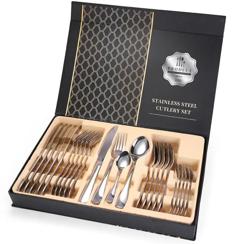 Complete Knife Fork And Spoon Kitchen Tableware Fork Spoon Knife Stainless Steel Cutlery European Style Spoons Forks Nordic Set
Complete Knife Fork And Spoon Kitchen Tableware Fork Spoon Knife Stainless Steel Cutlery European Style Spoons Forks Nordic Set