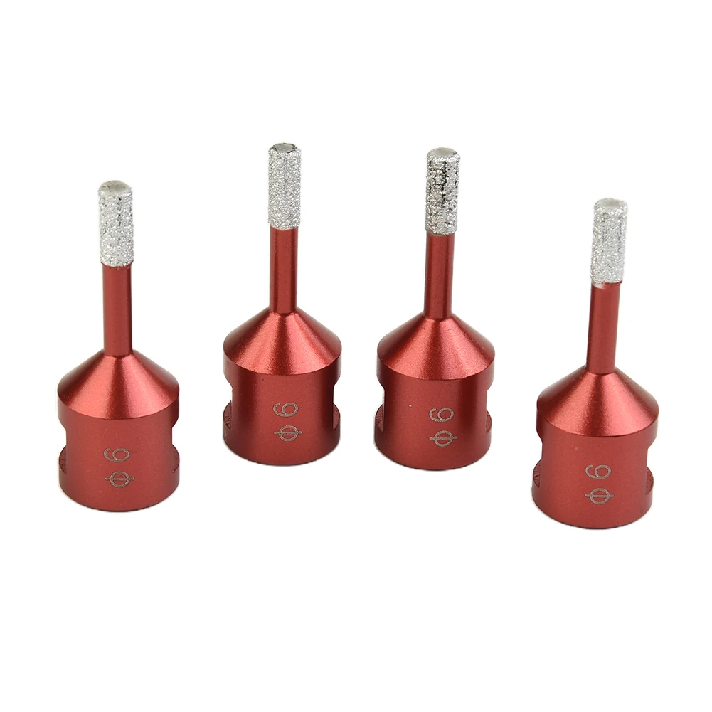4Pcs 6mm Dry Diamond Drill Bits Drilling Core Bit Ceramic Tile Hole Saw Cutter For Porcelain Granite Marble Glass M14 Thread
4Pcs 6mm Dry Diamond Drill Bits Drilling Core Bit Ceramic Tile Hole Saw Cutter For Porcelain Granite Marble Glass M14 Thread