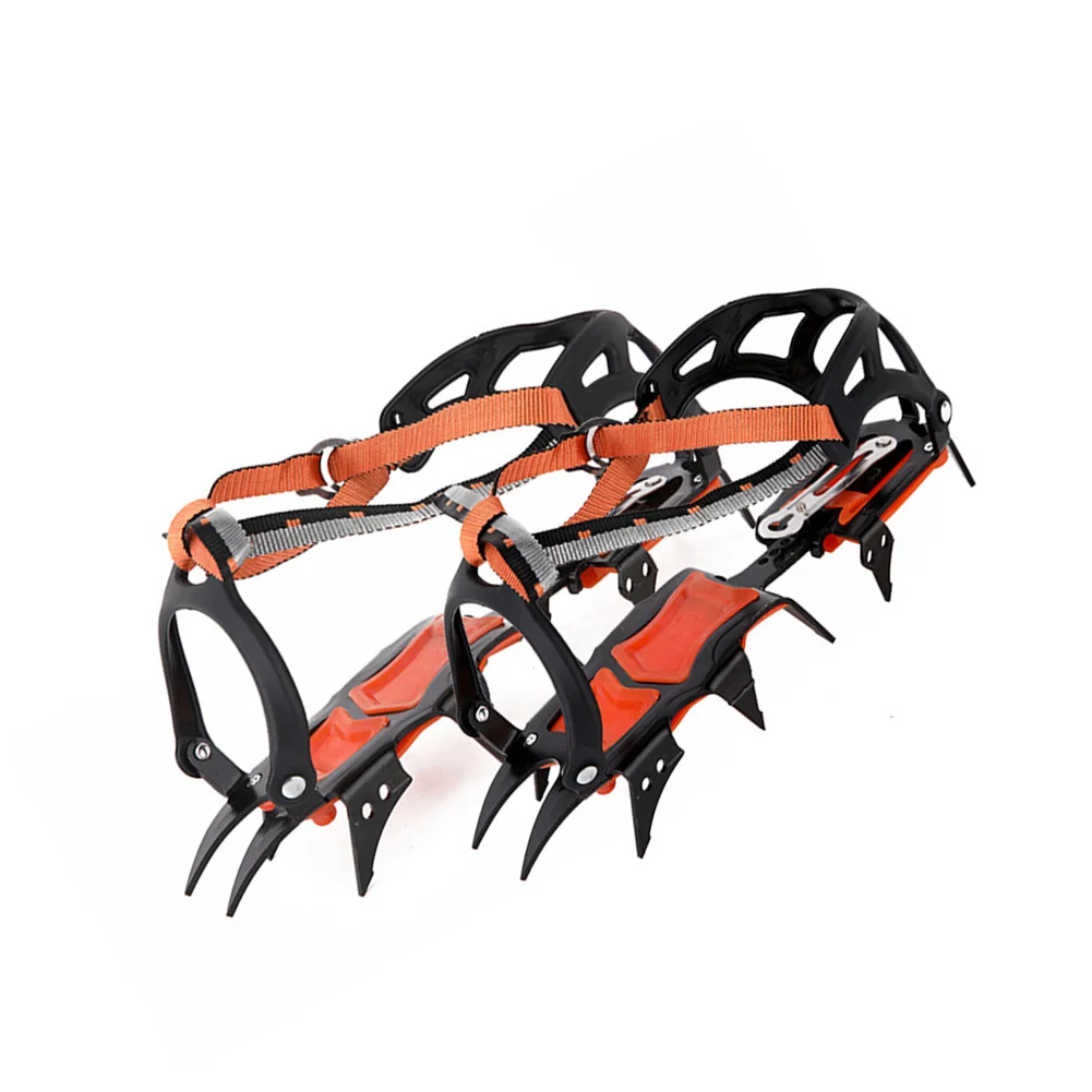 Outdoor 12-Tooth Anti-Skid Crampons Mountaineering Ice Climbing Ice Fishing Free To Adjust To The Length Outdoor Crampons
Outdoor 12-Tooth Anti-Skid Crampons Mountaineering Ice Climbing Ice Fishing Free To Adjust To The Length Outdoor Crampons