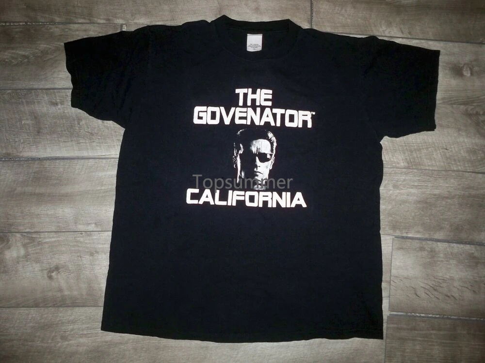 Vtg The Governator T Size Large Arnold Schwarzenegger Terminator Hip Hop Tshirt T Shirt
Vtg The Governator T Size Large Arnold Schwarzenegger Terminator Hip Hop Tshirt T Shirt