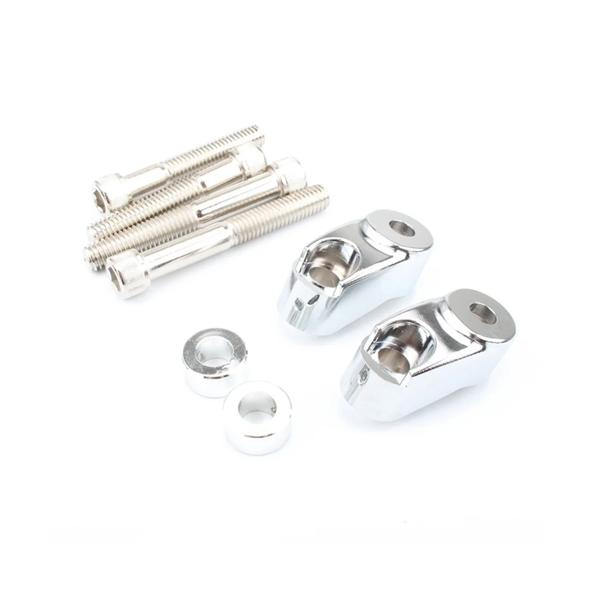 Motorcycle Turn Signal Light Relocation Kit Front Indicator Mount Bracket for Harley Dyna FXR Sportster(Silver)
Motorcycle Turn Signal Light Relocation Kit Front Indicator Mount Bracket for Harley Dyna FXR Sportster(Silver)