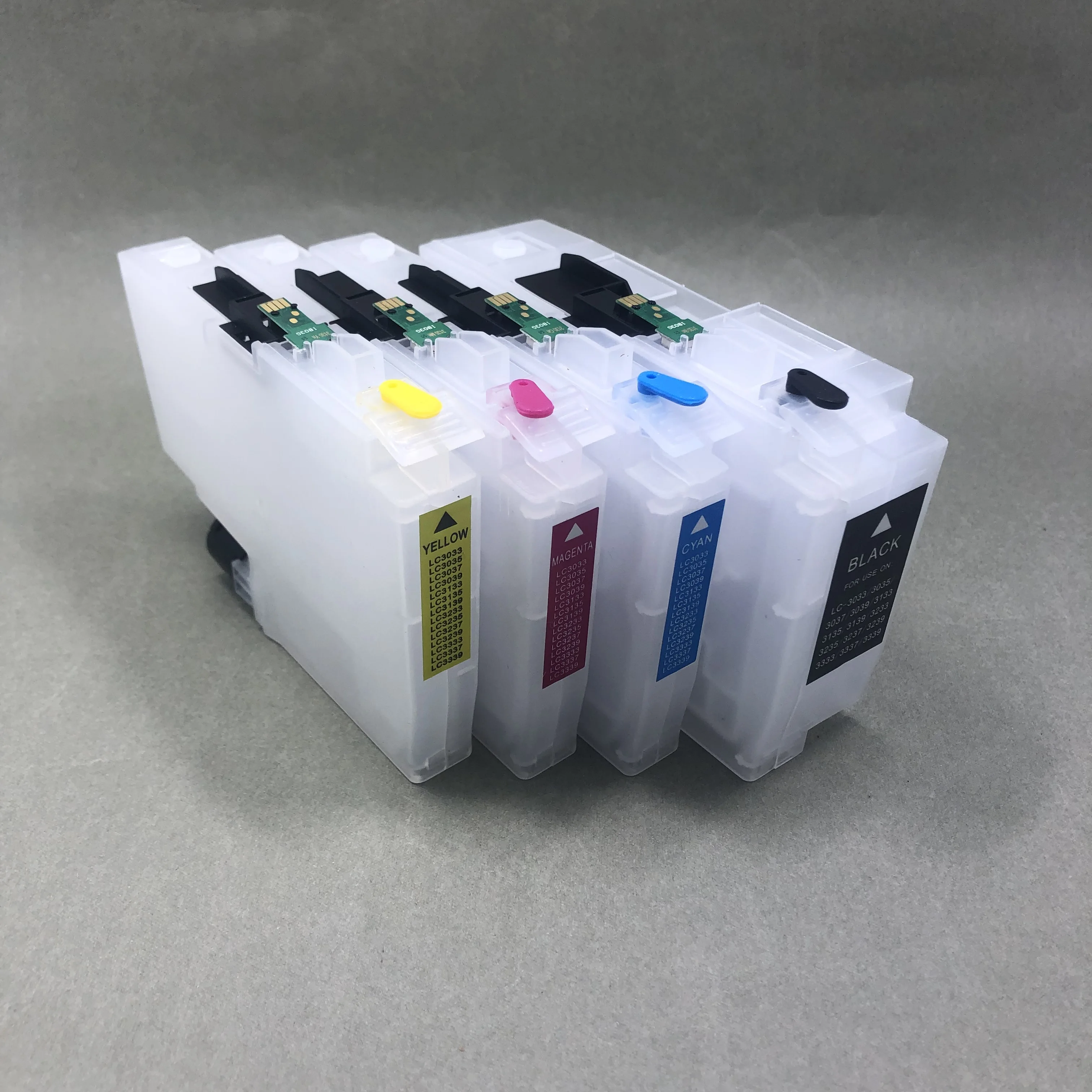 1Set Empty Refillable Ink Cartridge LC3135XXL LC3133XL LC3135 LC3133 for Brother DCP-J988N MFC-J1500N MFC-J1605DN 
1Set Empty Refillable Ink Cartridge LC3135XXL LC3133XL LC3135 LC3133 for Brother DCP-J988N MFC-J1500N MFC-J1605DN