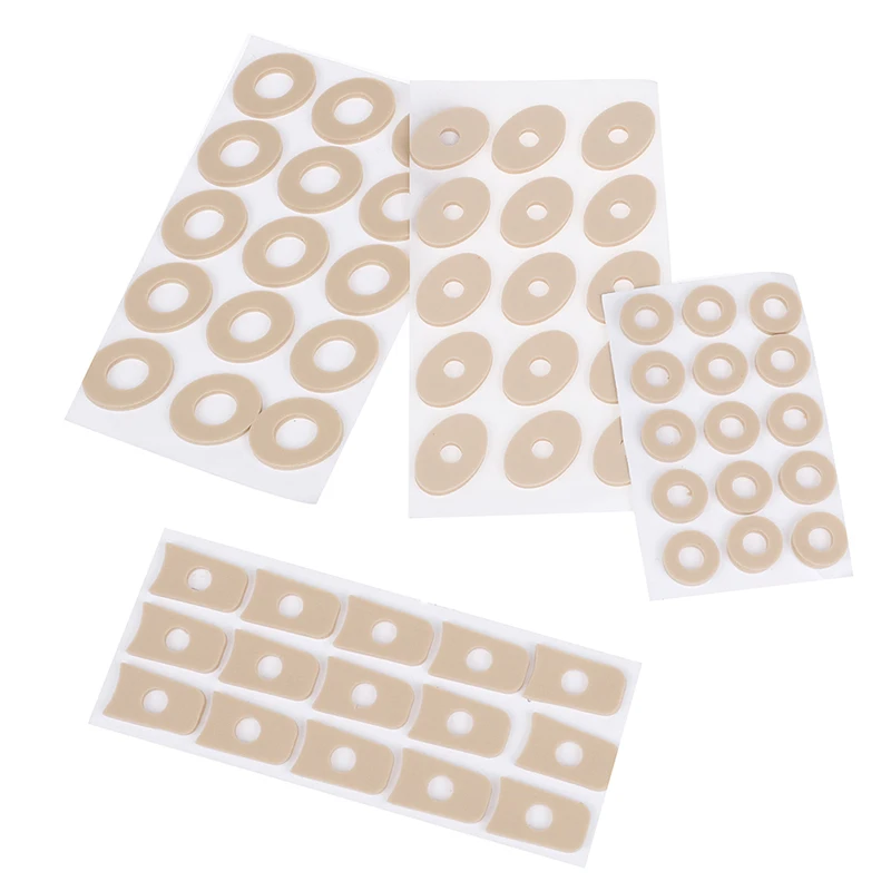 

15PCS/Sheet 4 Types Callus Cushions Shoes Heel Pad Foam Round Toe Foot Corn Bunion Protectors Pads