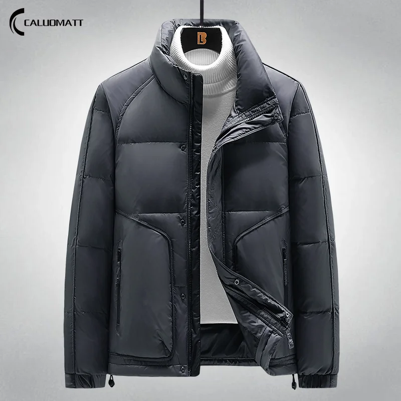 Men's Thicken Warm Down Jackets Male White Duck Down Coats Winter Man Casual Stand Collar Outerwear Windbreaker Parkas Clothes
Men's Thicken Warm Down Jackets Male White Duck Down Coats Winter Man Casual Stand Collar Outerwear Windbreaker Parkas Clothes