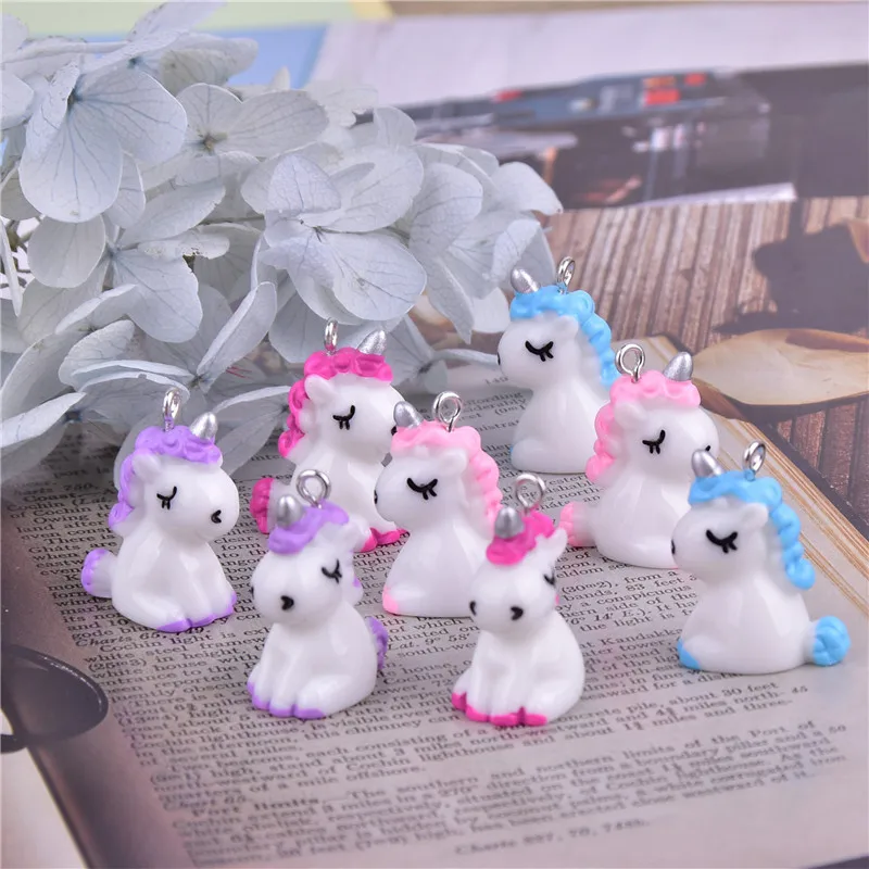 10pcs 16×24mm 3D Cute Unicorn Horse Resin Charms Animal Pendant Keychain Necklace DIY Fashion Jewelry Accessories for Gifts
10pcs 16×24mm 3D Cute Unicorn Horse Resin Charms Animal Pendant Keychain Necklace DIY Fashion Jewelry Accessories for Gifts