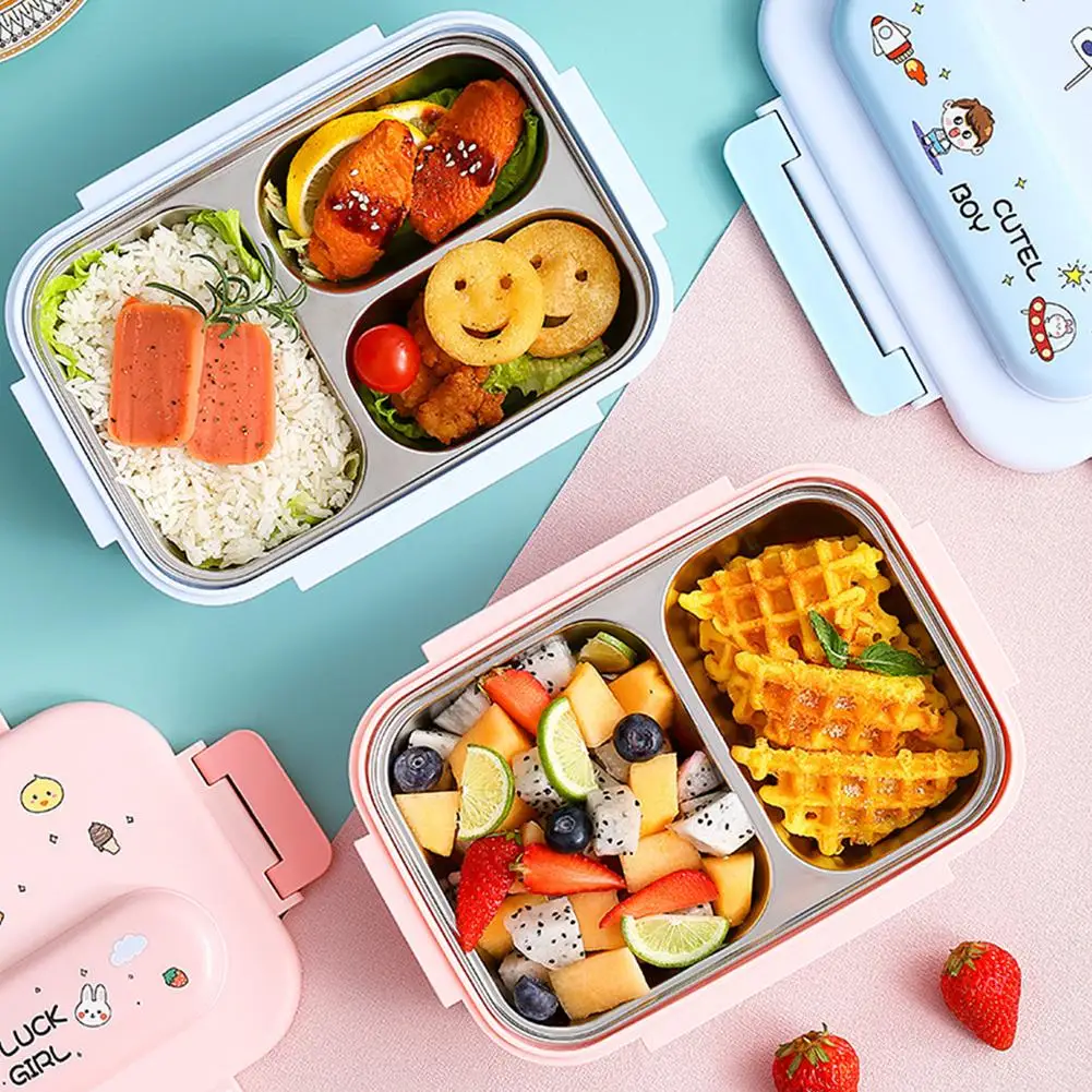 Children Cartoon Lunch Box Portable Detachable Leak-proof 316 Stainless Steel Bento Box With Compartments
Children Cartoon Lunch Box Portable Detachable Leak-proof 316 Stainless Steel Bento Box With Compartments