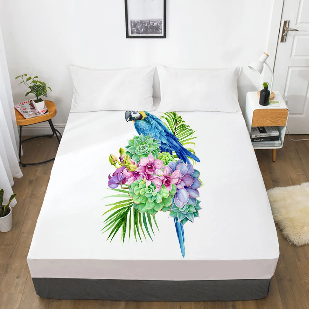 1pc Elastic fitted sheet bed sheet With An Elastic Band Mattress Cover Bed cover Customizable size Bedding White Flowers bird
1pc Elastic fitted sheet bed sheet With An Elastic Band Mattress Cover Bed cover Customizable size Bedding White Flowers bird