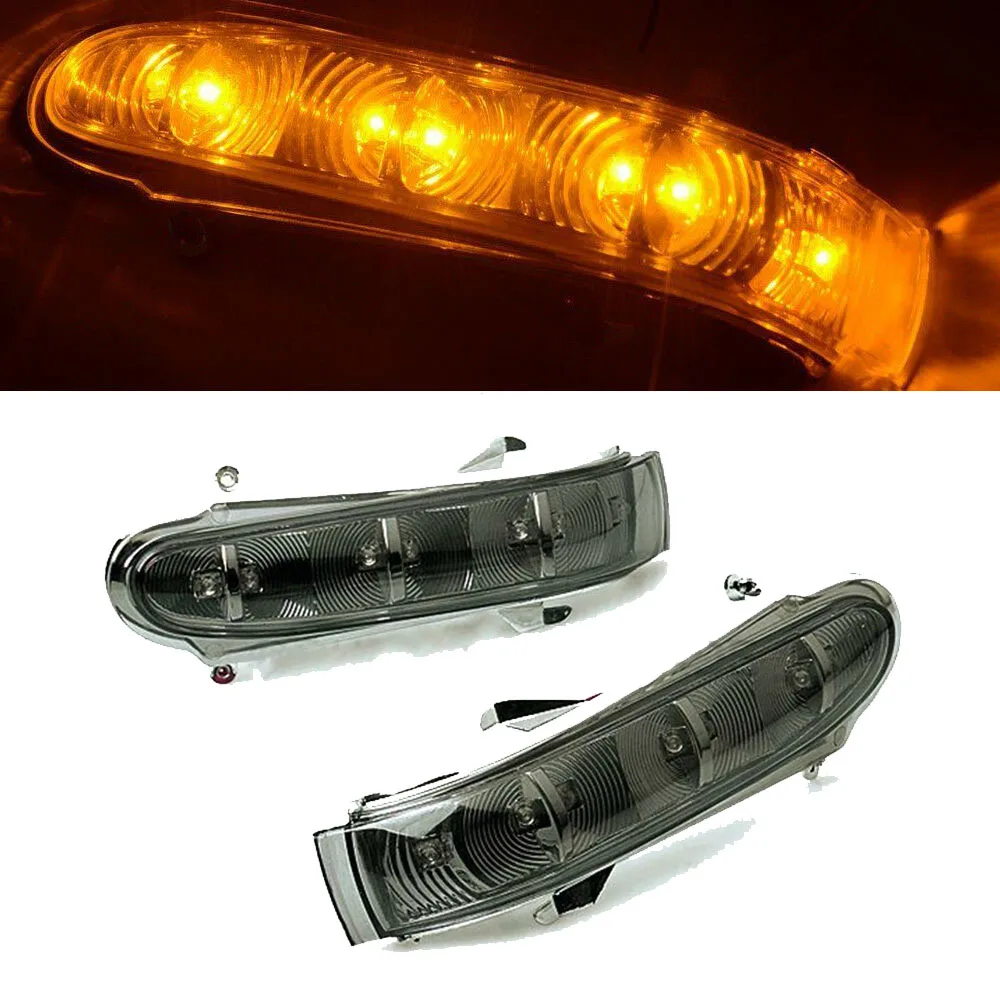 2PCS Gray LED Side Mirror Turn Signal Light Dynamic Blinker For Mercedes W220 S-Class 1999-2002 W215 CL-Class 1999-2003
2PCS Gray LED Side Mirror Turn Signal Light Dynamic Blinker For Mercedes W220 S-Class 1999-2002 W215 CL-Class 1999-2003